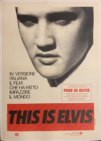 Link to  This Is Elvis PosterITALIAN FILM, 1981  Product