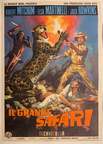 Link to  Il Grande Safari PosterITALIAN FILM, 1963  Product