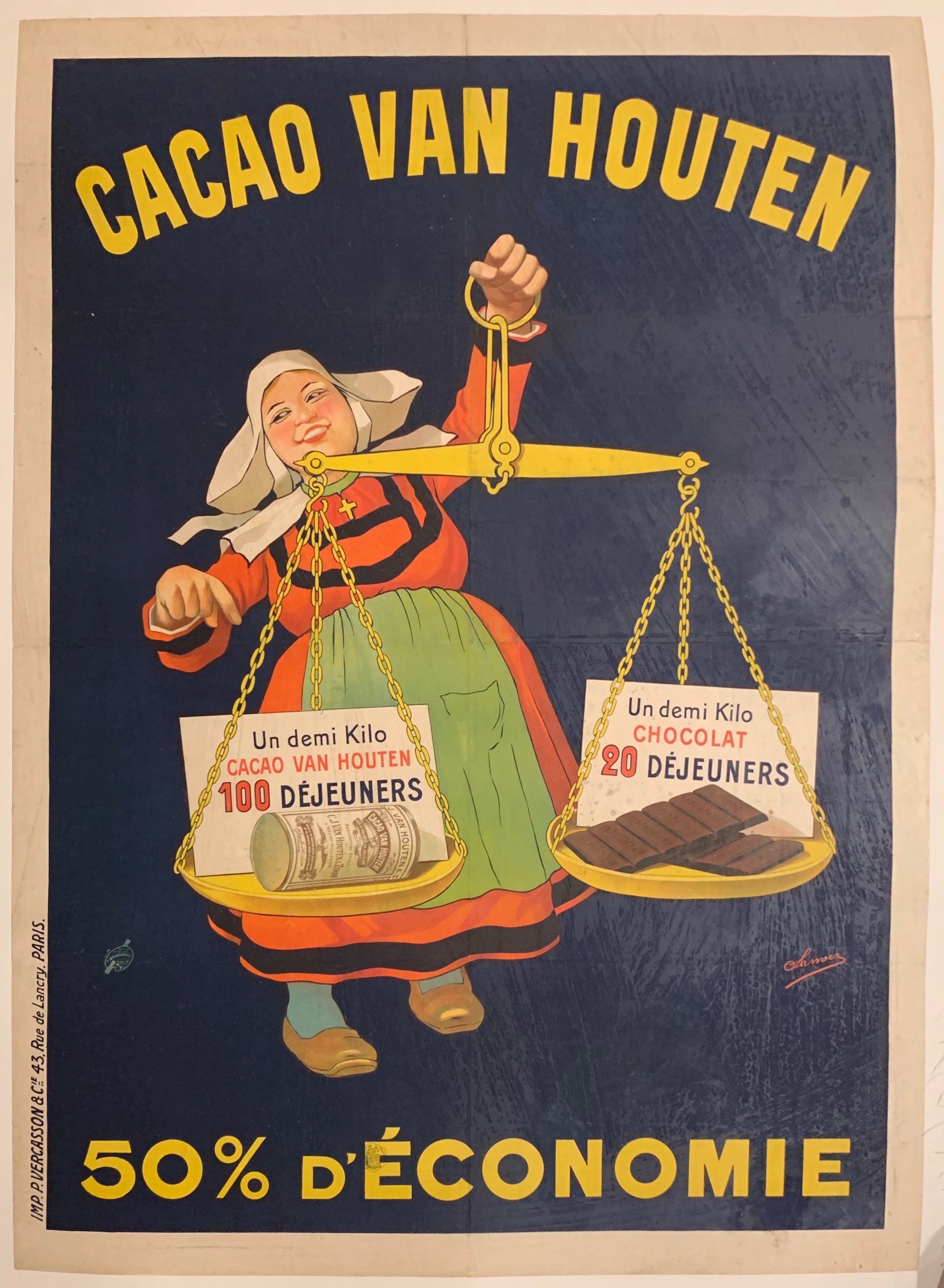 Cacao Van Houten Poster