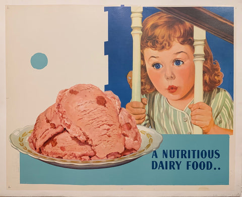Link to  A Nutritious Dairy Food PosterU.S.A, c. 1950  Product