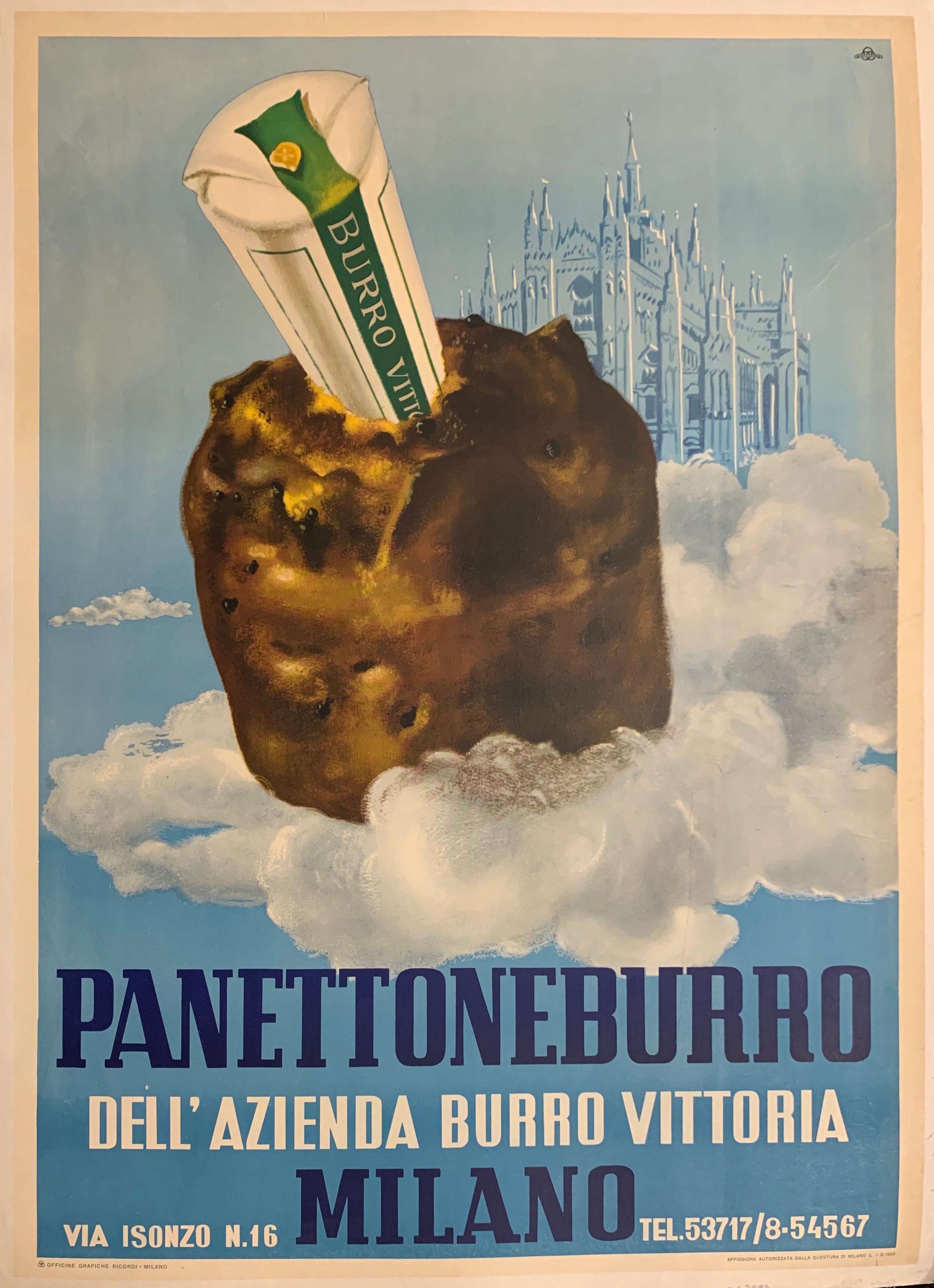 Panettone Burro Poster