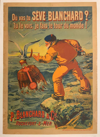 Link to  Ou Vas-Tu Seve Blanchard PosterFrance, c. 1900  Product