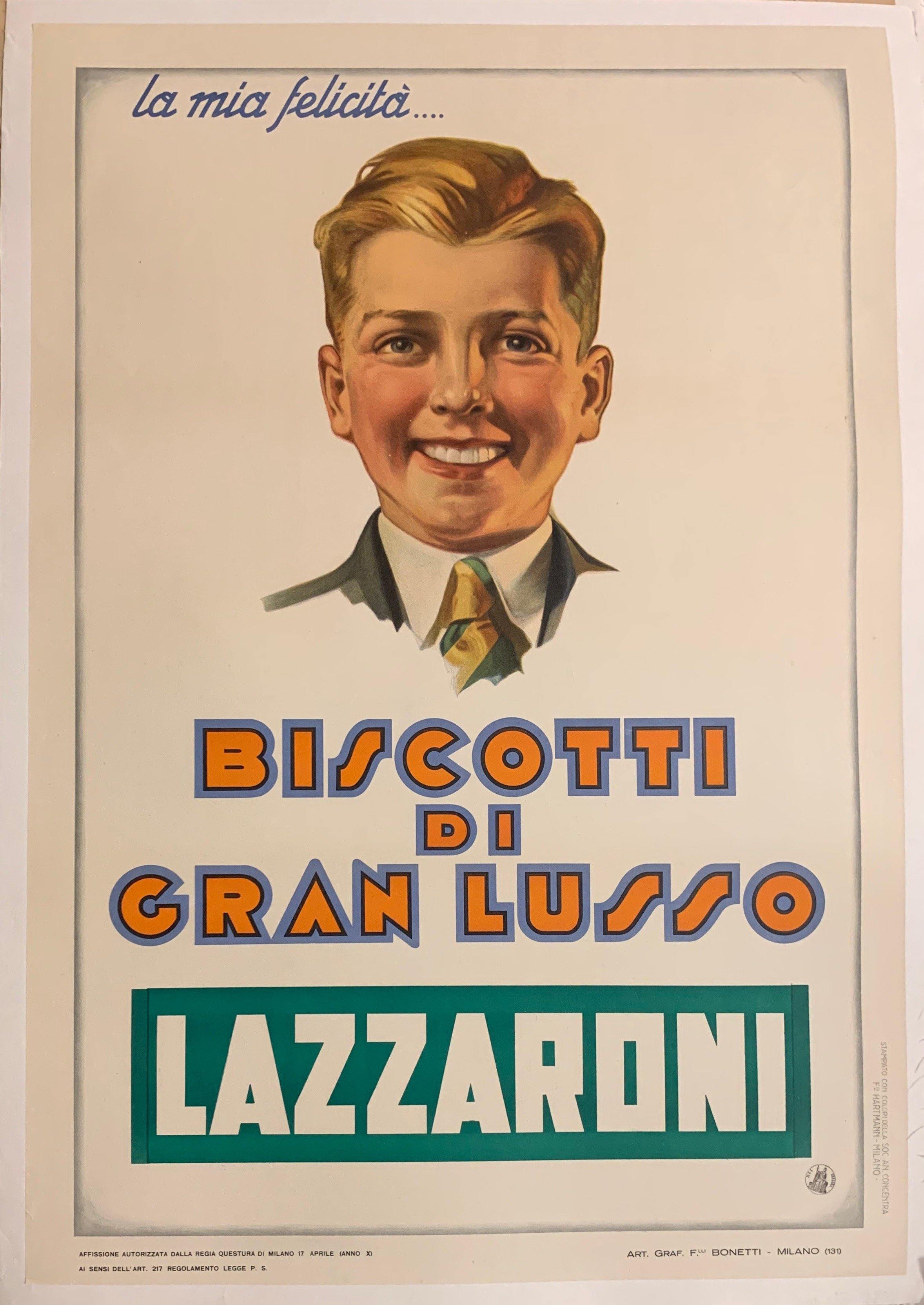 Biscotti di Gran Lusso Lazzaroni - Poster Museum