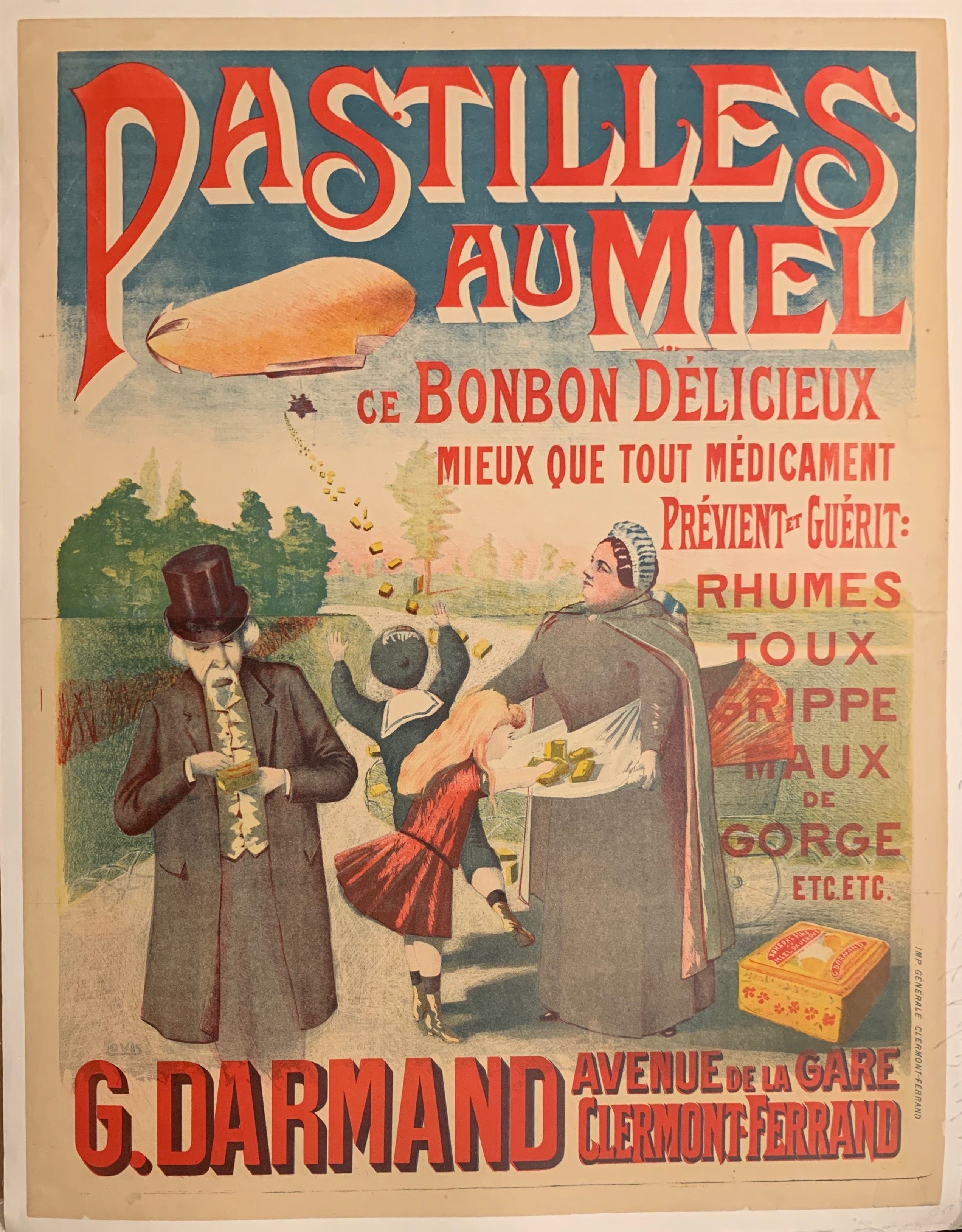 Pastilles au Miel Poster