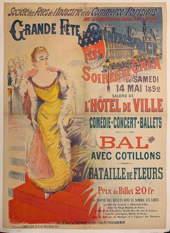 Link to  Grande Fête de Beinfaisance PosterFrance - 1892  Product