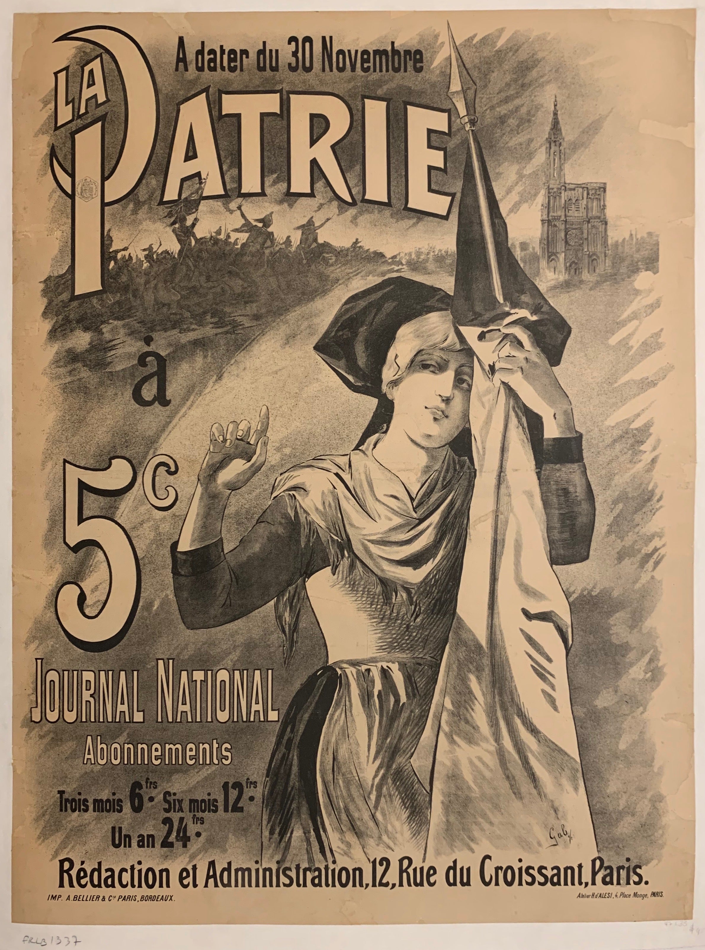 Le Parc II Poster 70x50 cm