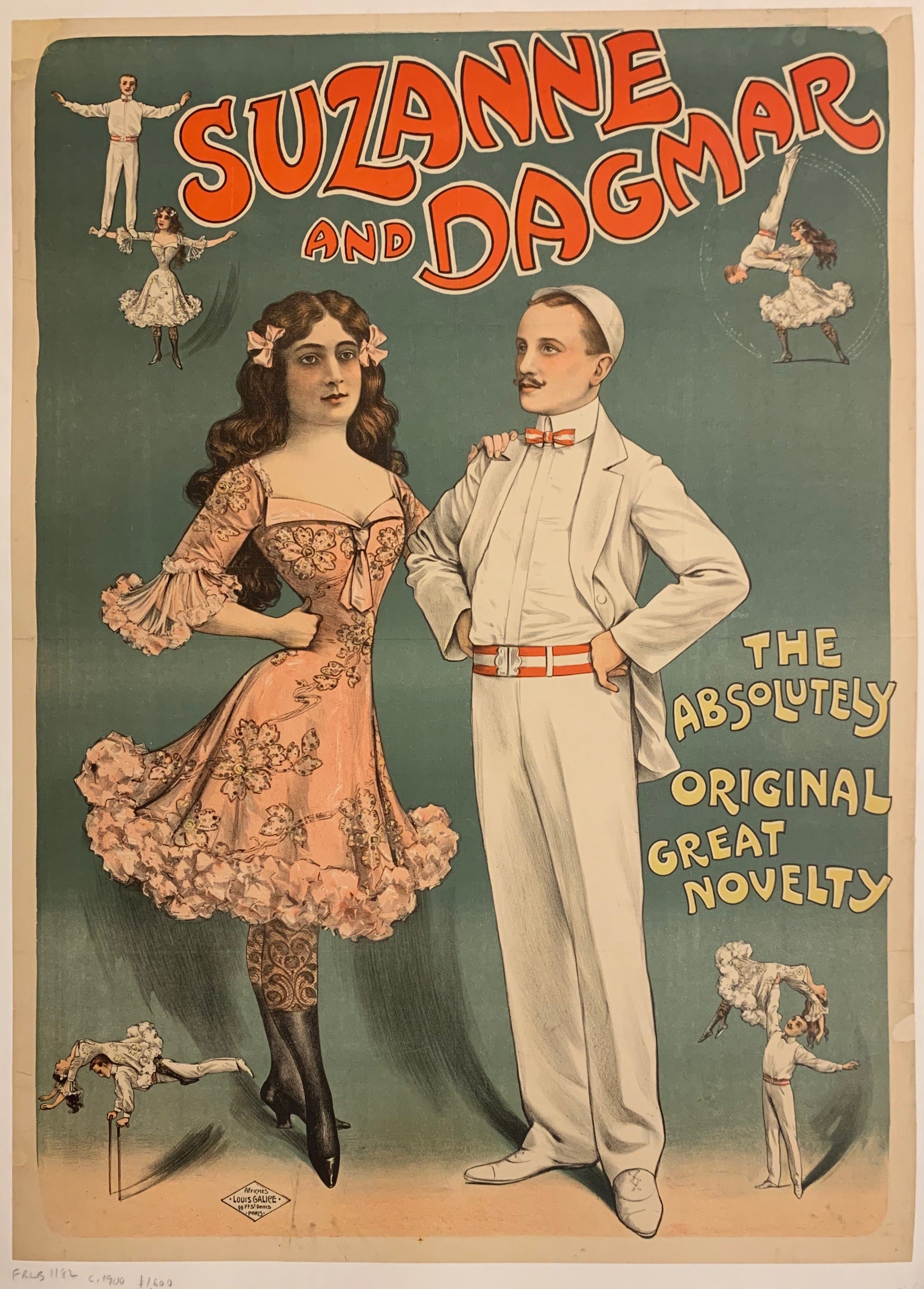 Poster of the gymnastic troupe Suzanne and Dagmar.