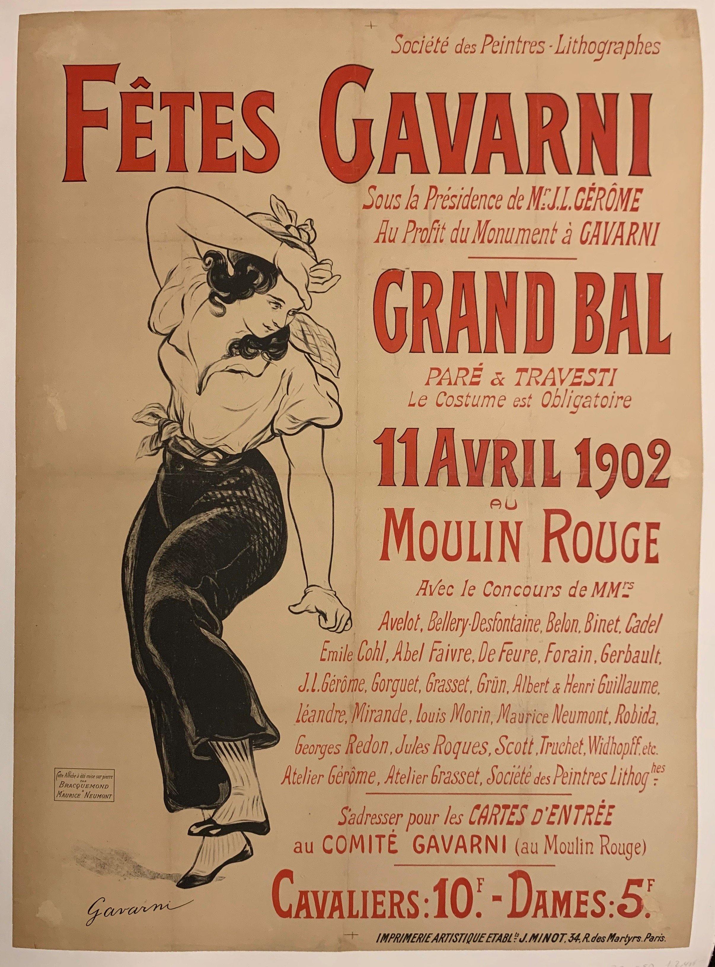 Fetes Gavarni - Poster Museum