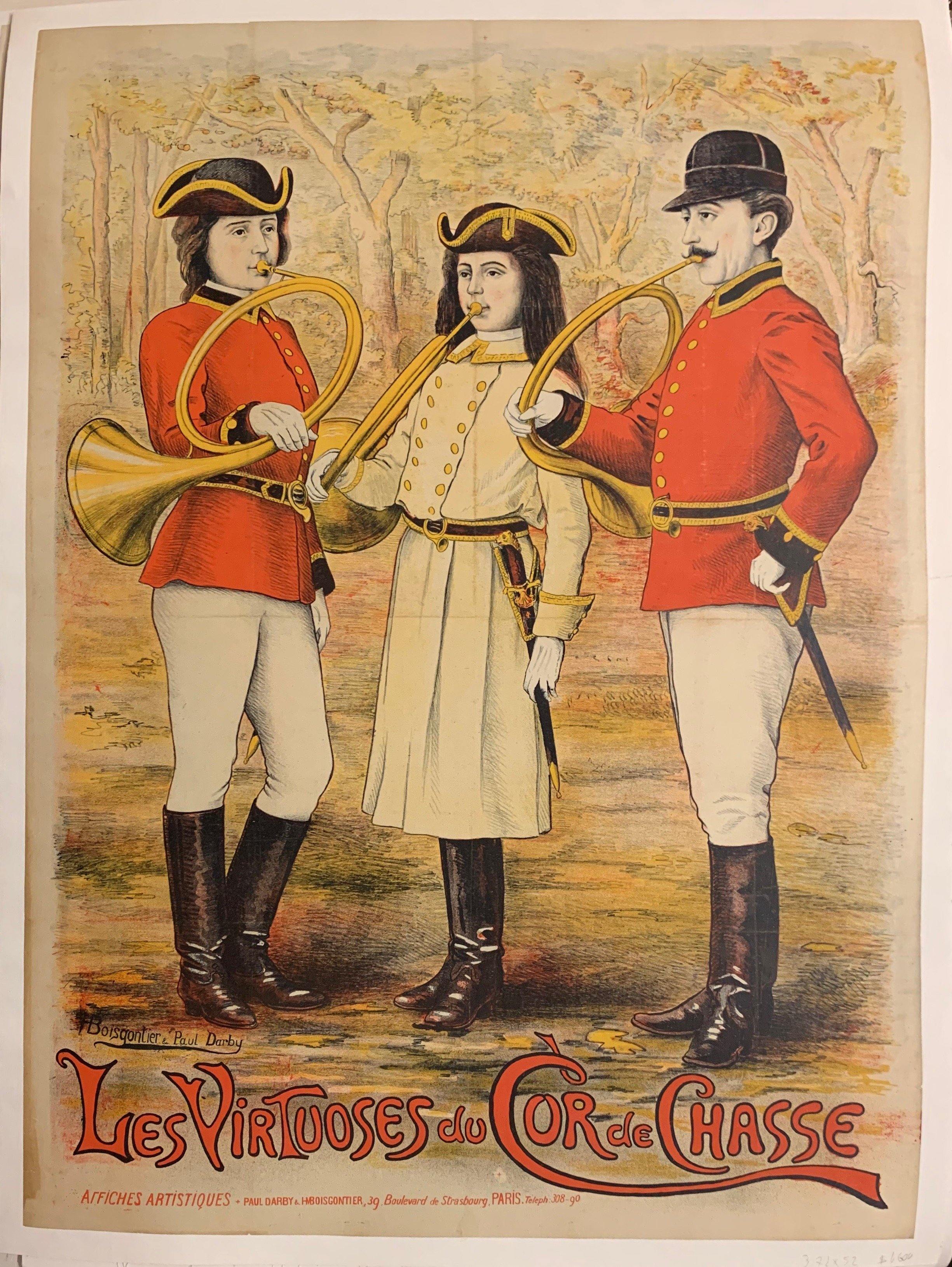Les Virtuoses du Cor de Chasse - Poster Museum