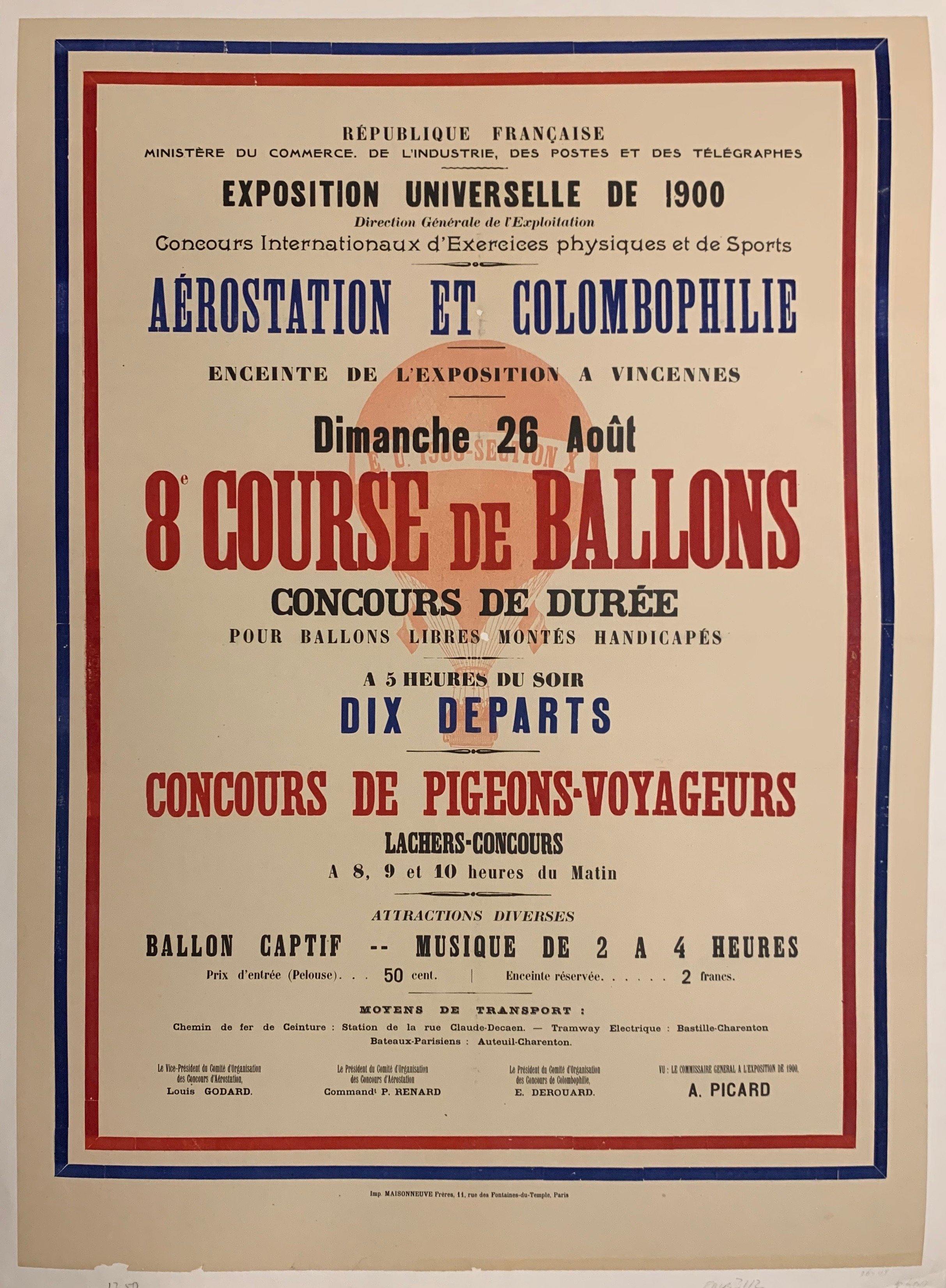 8e Course de Ballons - Poster Museum