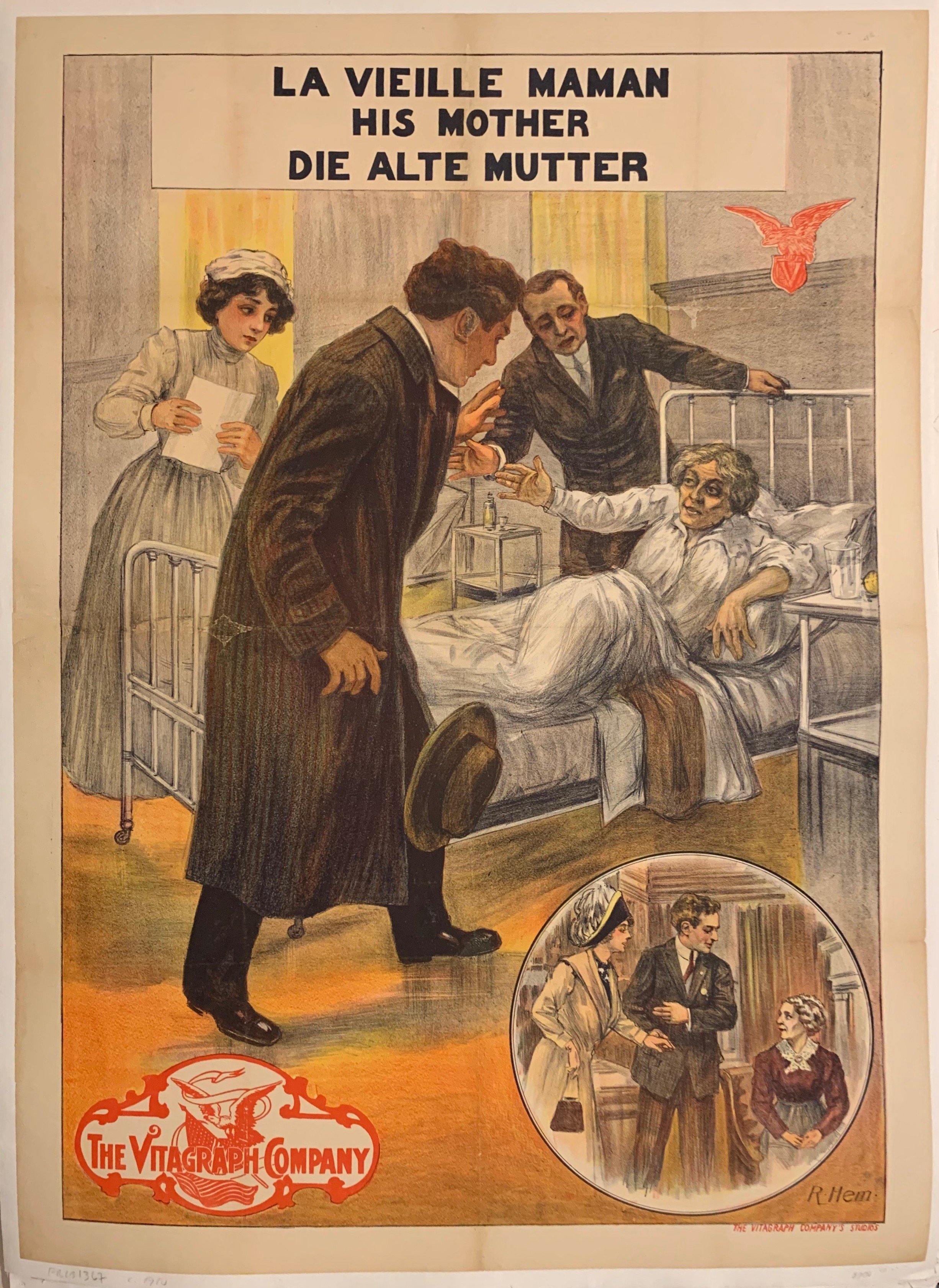 La Vieille Maman- His Mother Die Alte Mutter - Poster Museum