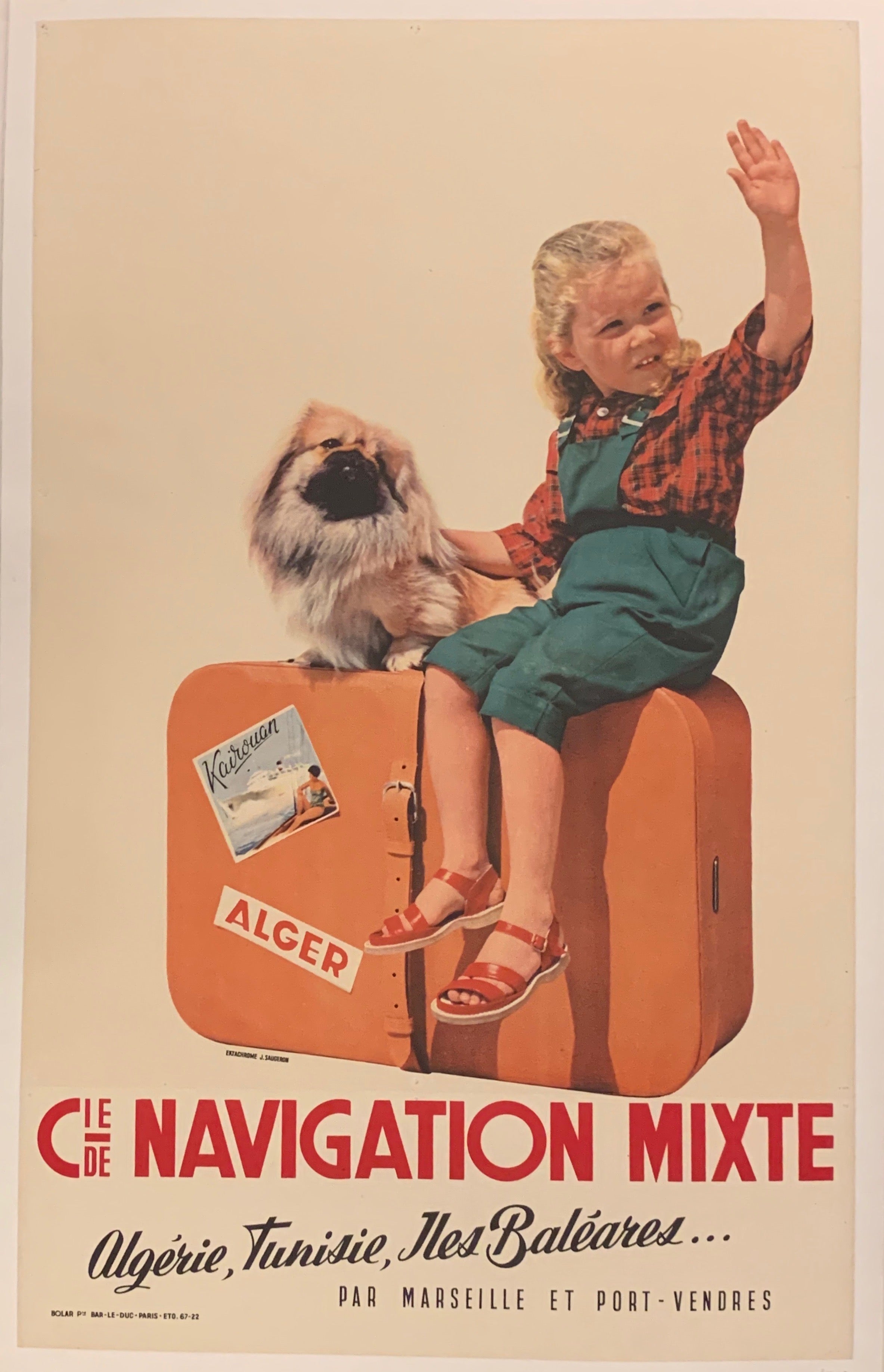 Cie Navigation Mixte Travel Poster ✓