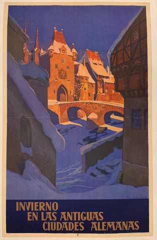 Link to Las Antiguas Ciudades Alemanas Travel Poster ✓Germany. c. 1935 Product