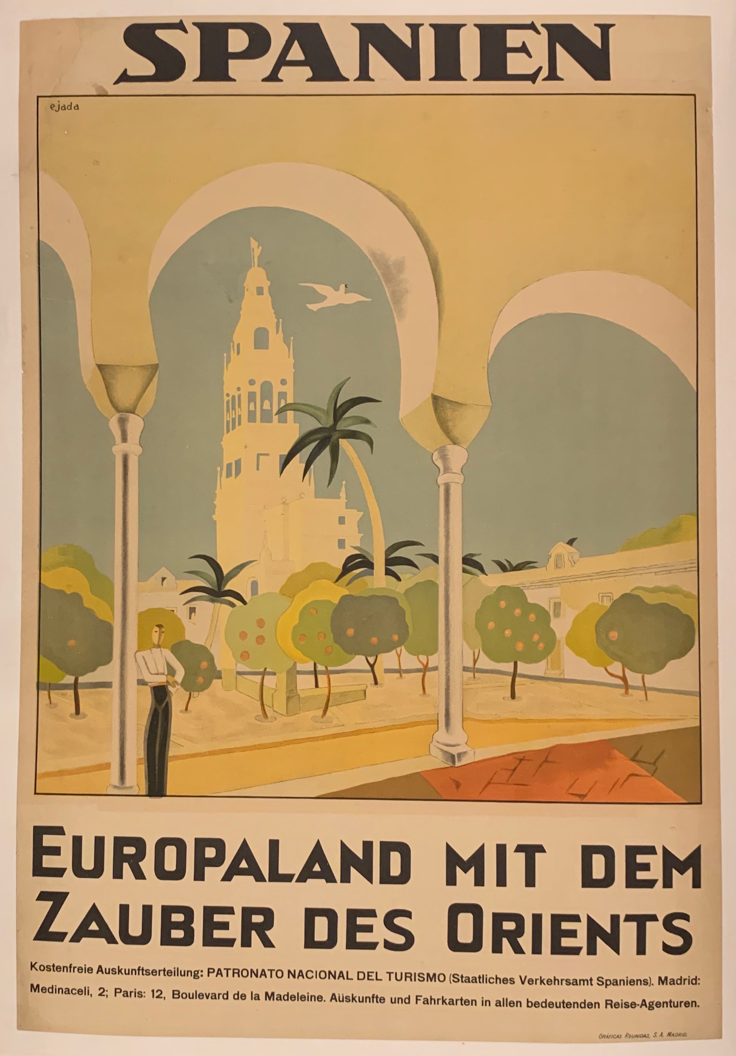 Spanien Travel Poster ✓