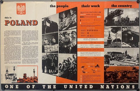 Link to  This is Poland UN PosterPoland, c. 1950  Product