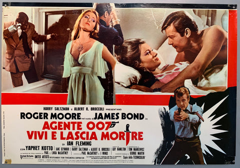 Link to Agente 007: Vivi E Lascia Morire Film PosterITALY FILM, 1973 Product