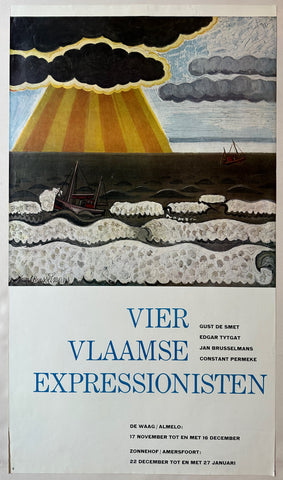 Link to  Vier Vlaamse Expressionisten PosterBelgium, 1957  Product