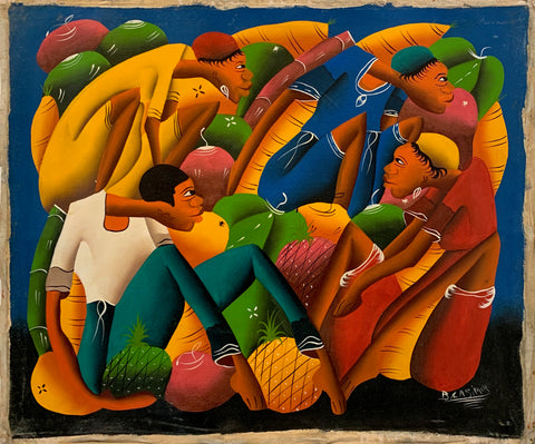 Link to  People in FruitHaitian Painting  Product