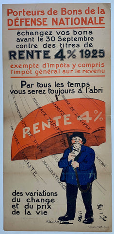 Link to Poreurs de Bons de la Defense Nationale - echanges vos bons avant le 30 Septembre contre des titres de Rente 4% 1925France, 1925 Product