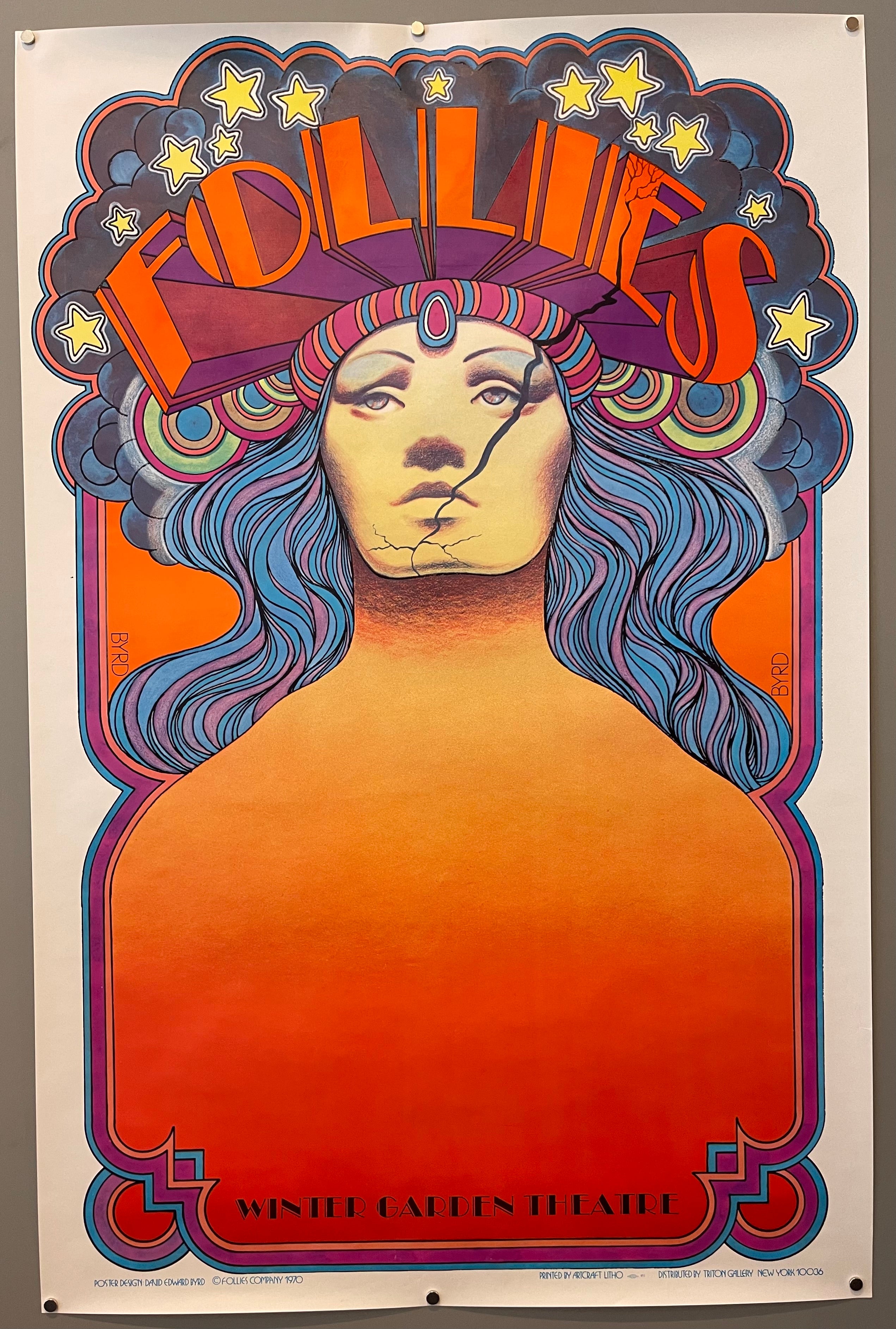 poster of a woman with a cracked face