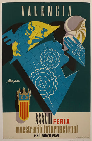 Link to Valencia XXXVII Feria Muestrario Internacional ✓Spain, C. 1959 Product