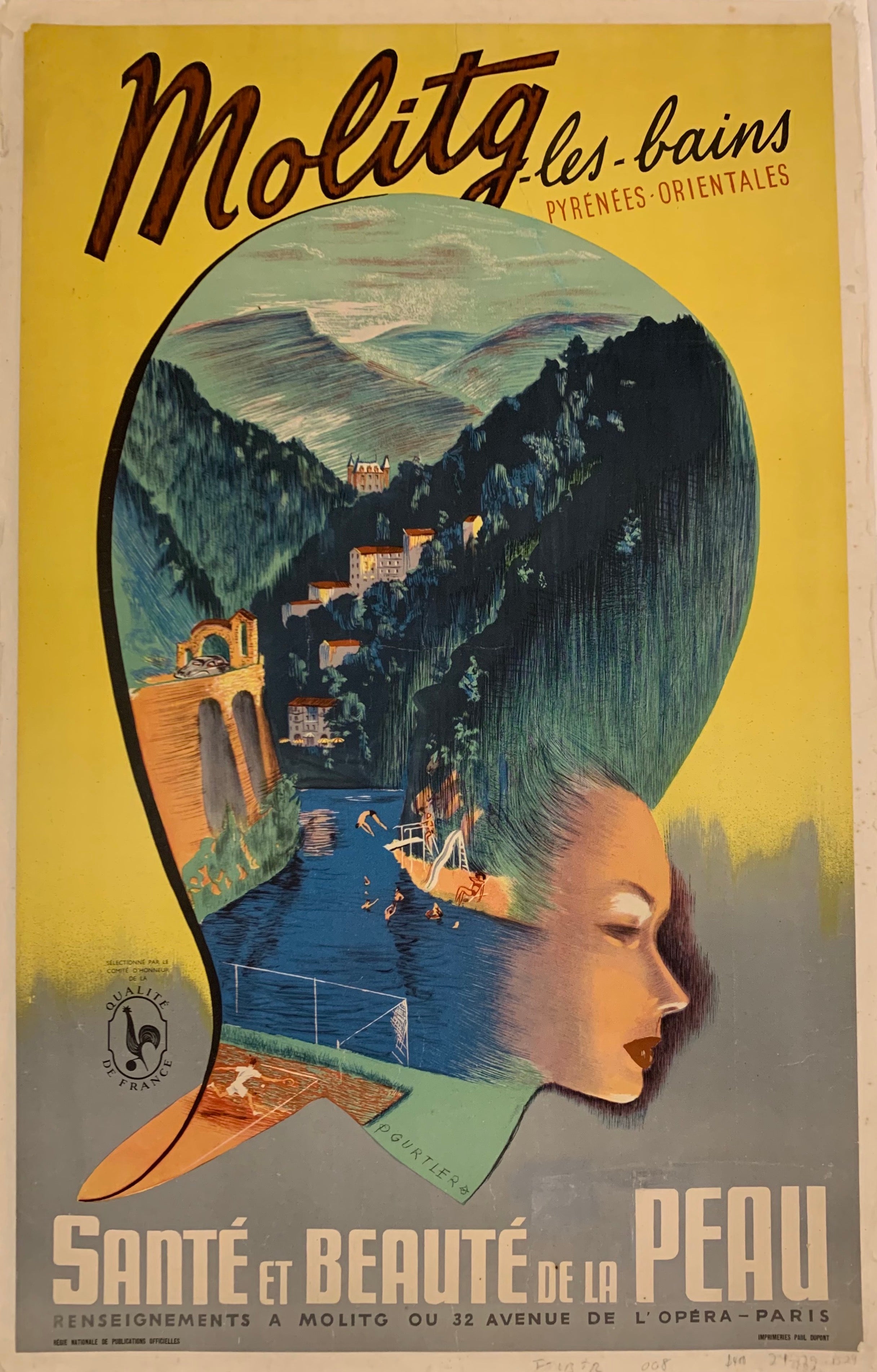 Molitg-Les-Bains Travel Poster ✓