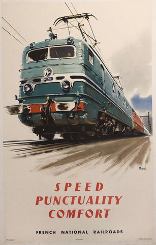 Link to  Speed Punctuality Comfort Poster ✓A. Brenet  Product