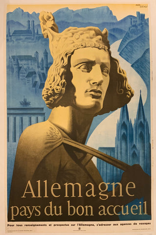 Link to Allemagne Pays du Bon Accueil Travel Poster ✓Germany, c. 1935 Product