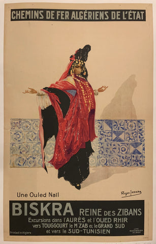 Link to Chemins De Fer Algeriens De L'Etat Travel Poster ✓Algeria, c. 1930 Product