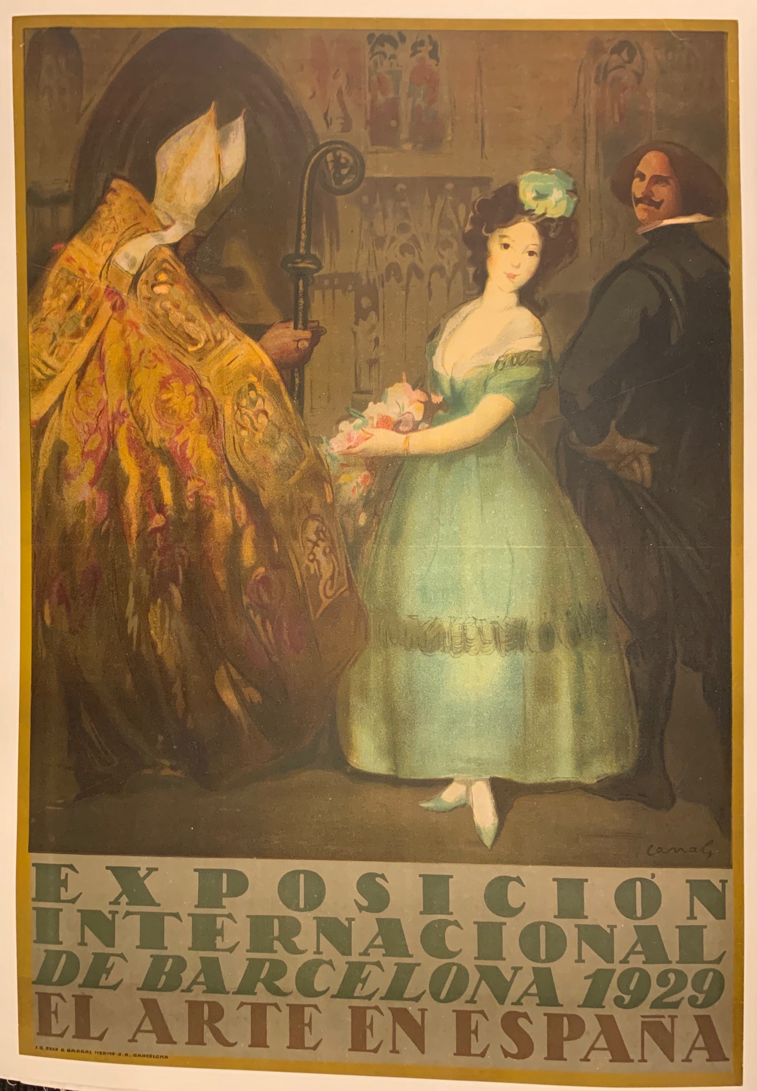 Exposicion Internacional De Barcelona 1929 Poster ✓