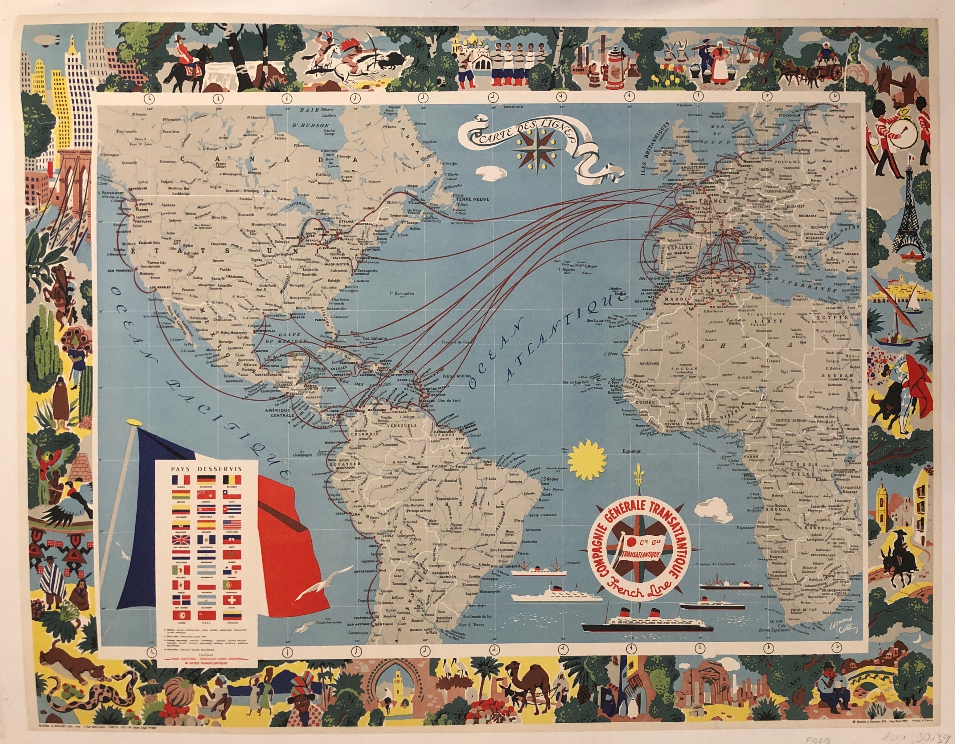 Carte de Lignes Poster ✓