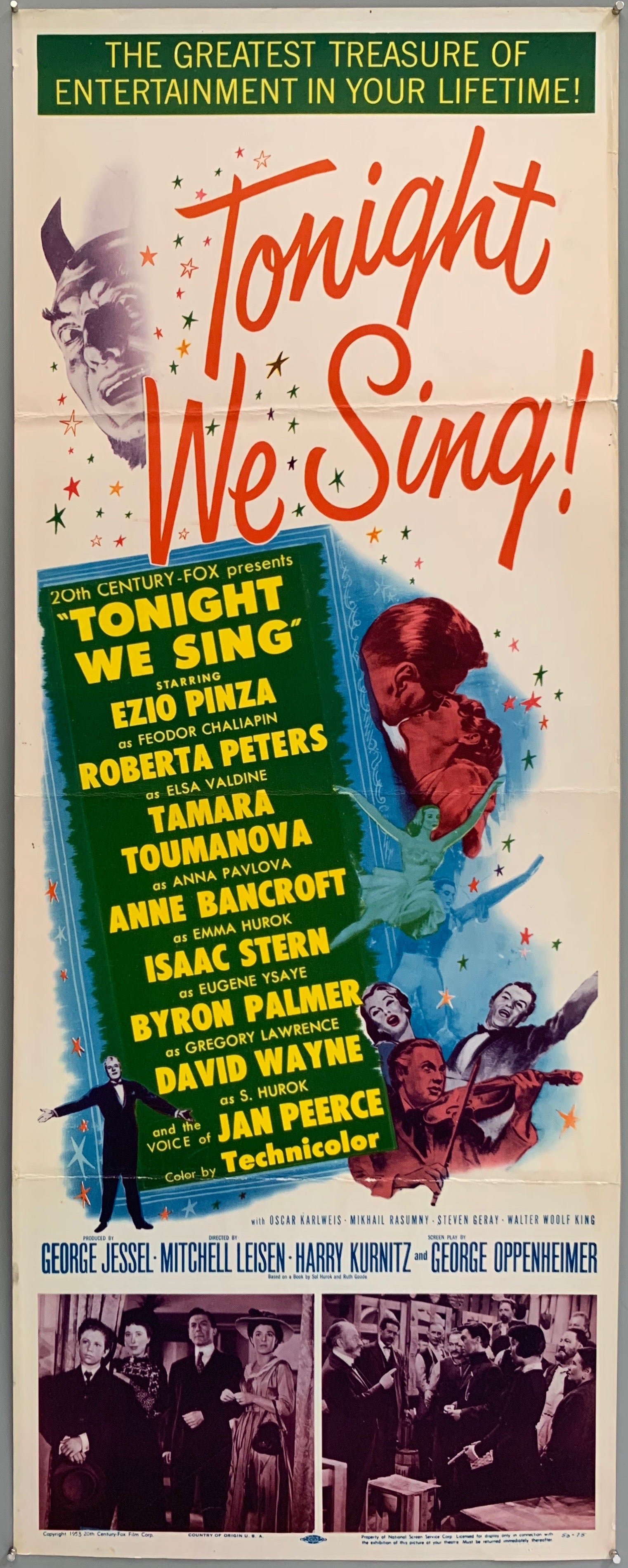 Tonight We Sing Poster