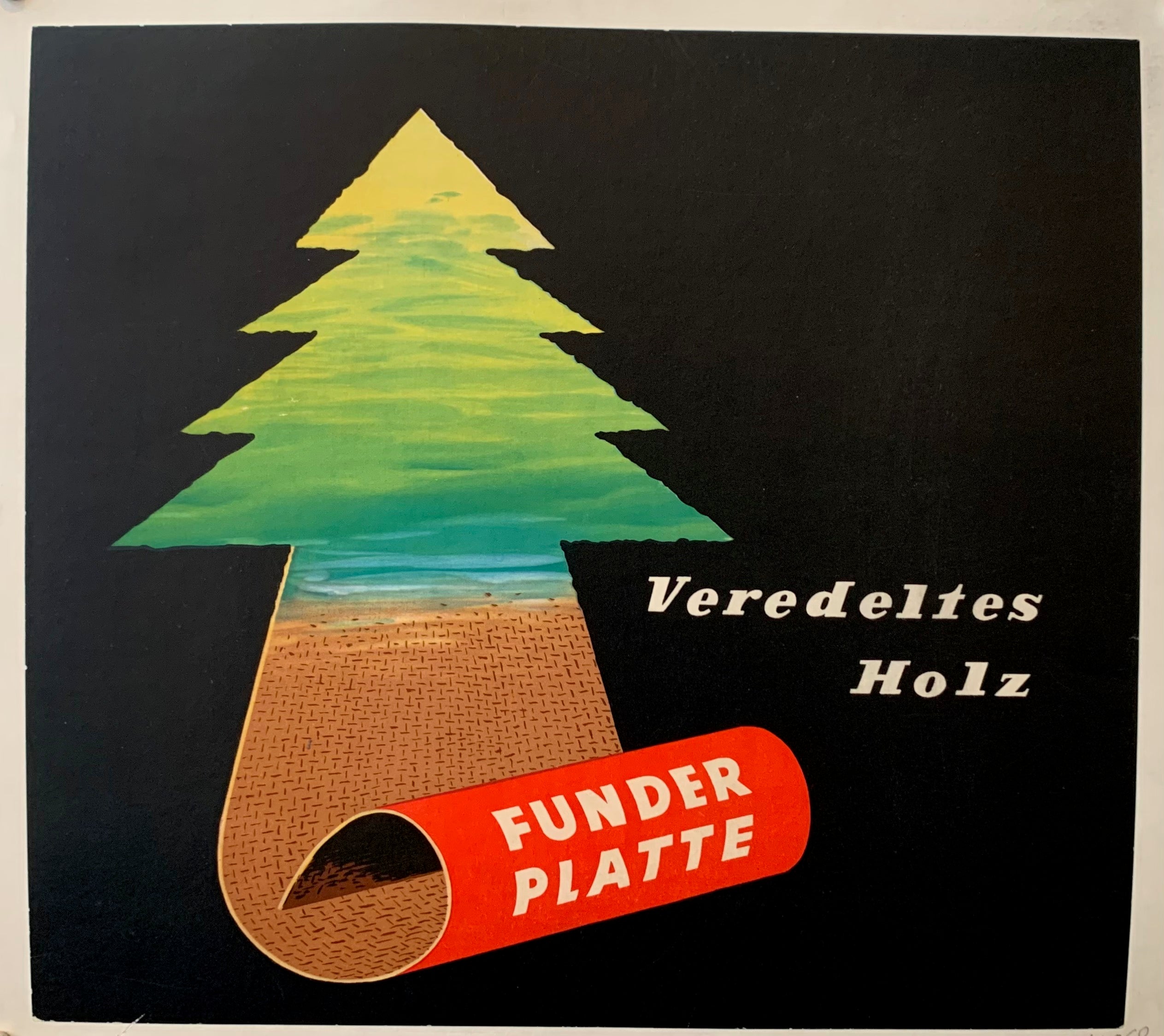 Veredeltes Holz Poster ✓