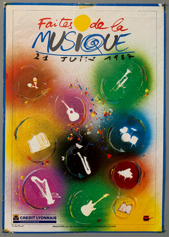 Link to  Faites de la Musique PosterFrance, 1987  Product