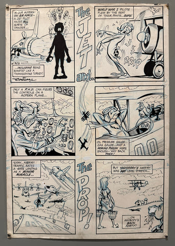 The Jet And The Prop Comic Strip