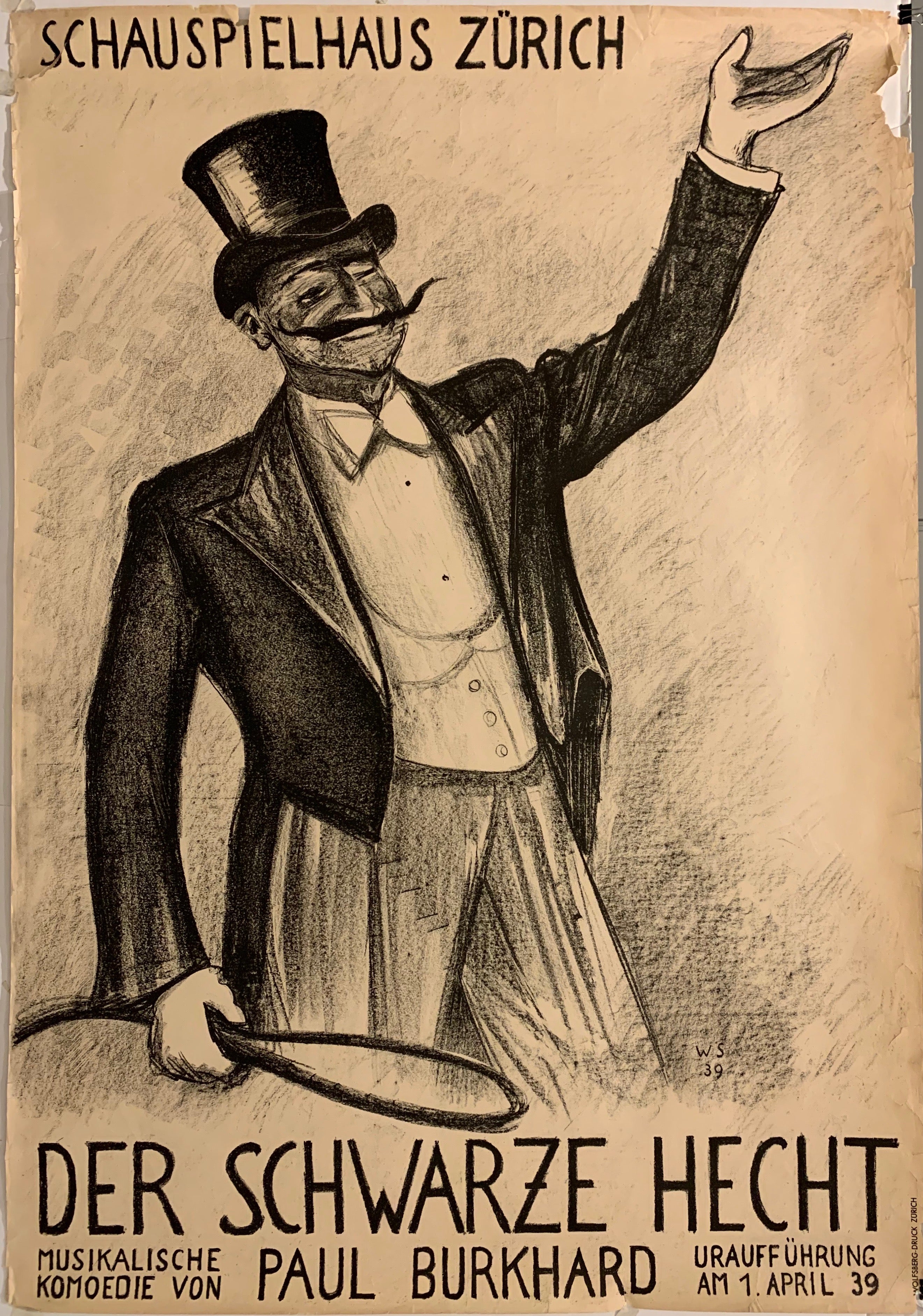 Der Schwarze Hecht Poster