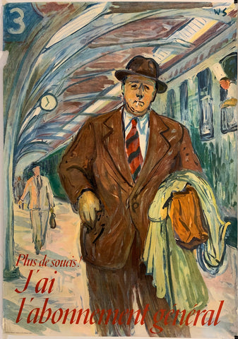 Link to  J'ai l'Abonnement General PosterSwitzerland, 1951  Product