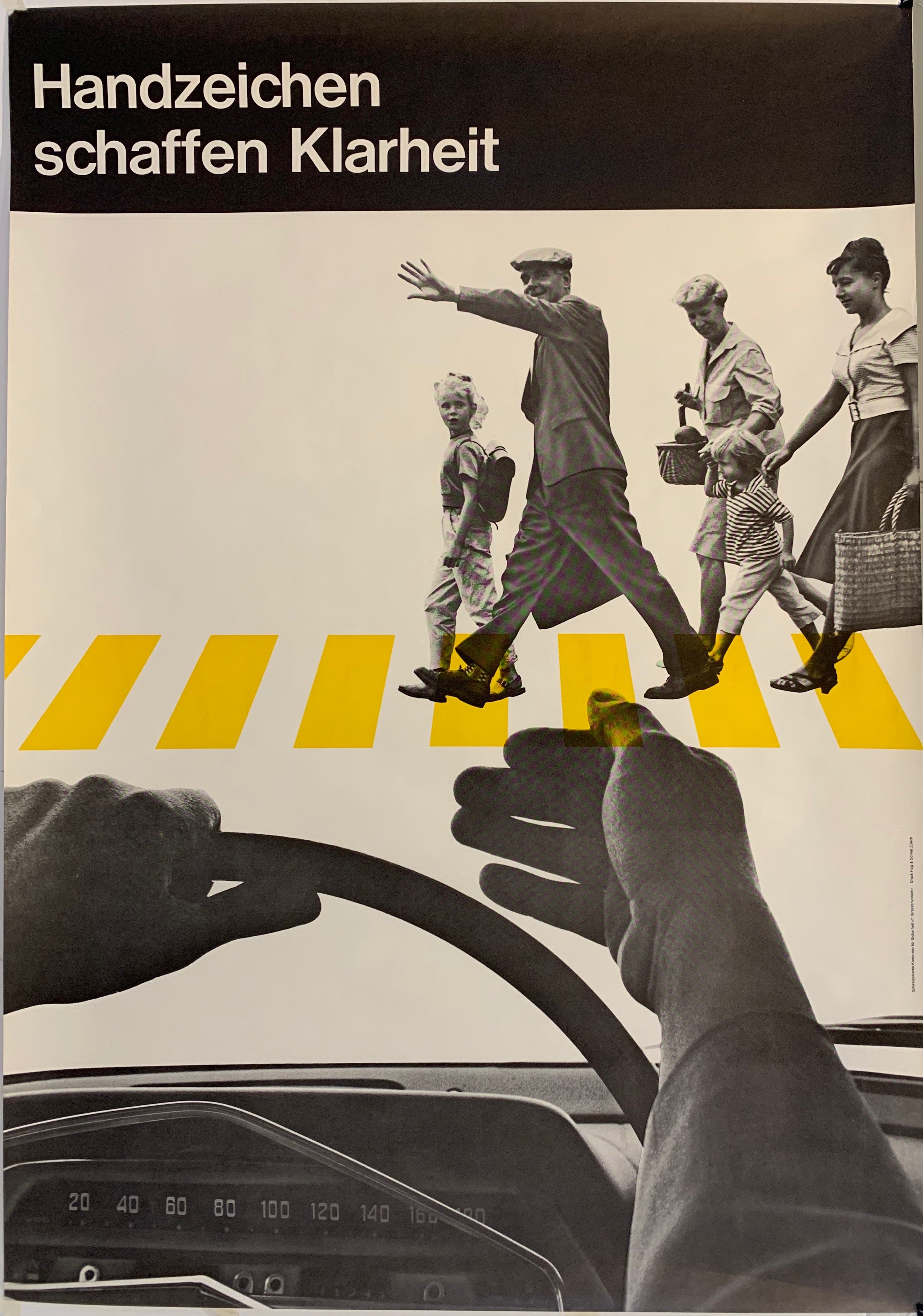 Handzeichen Schaffen Klarheit Poster