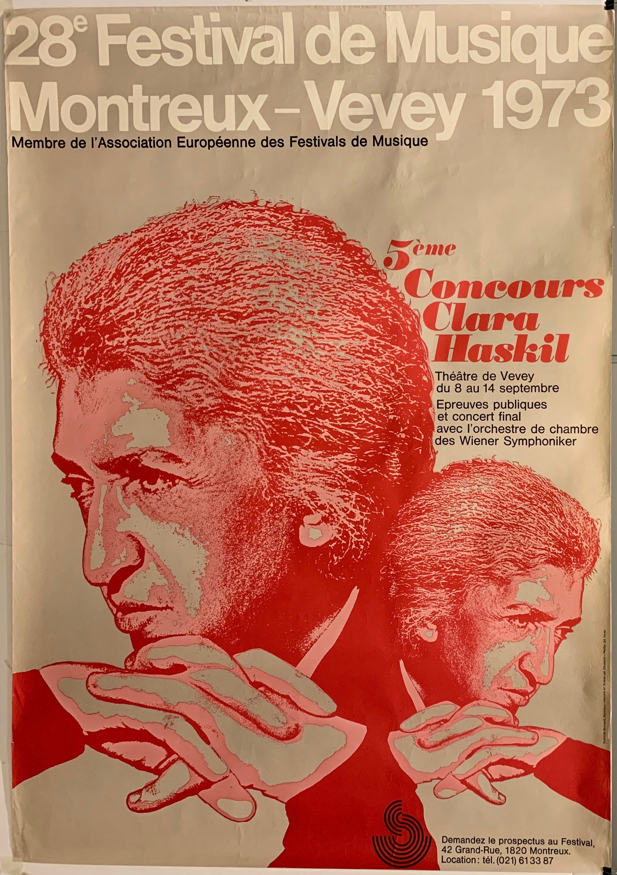 Festival de Musique Clara Haskil Poster