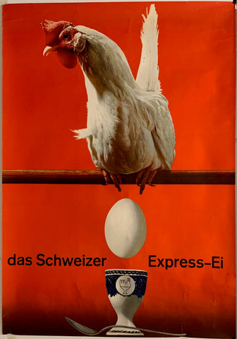 Link to  Das Schweizer Express-Ei PosterSwitzerland, c. 1965  Product