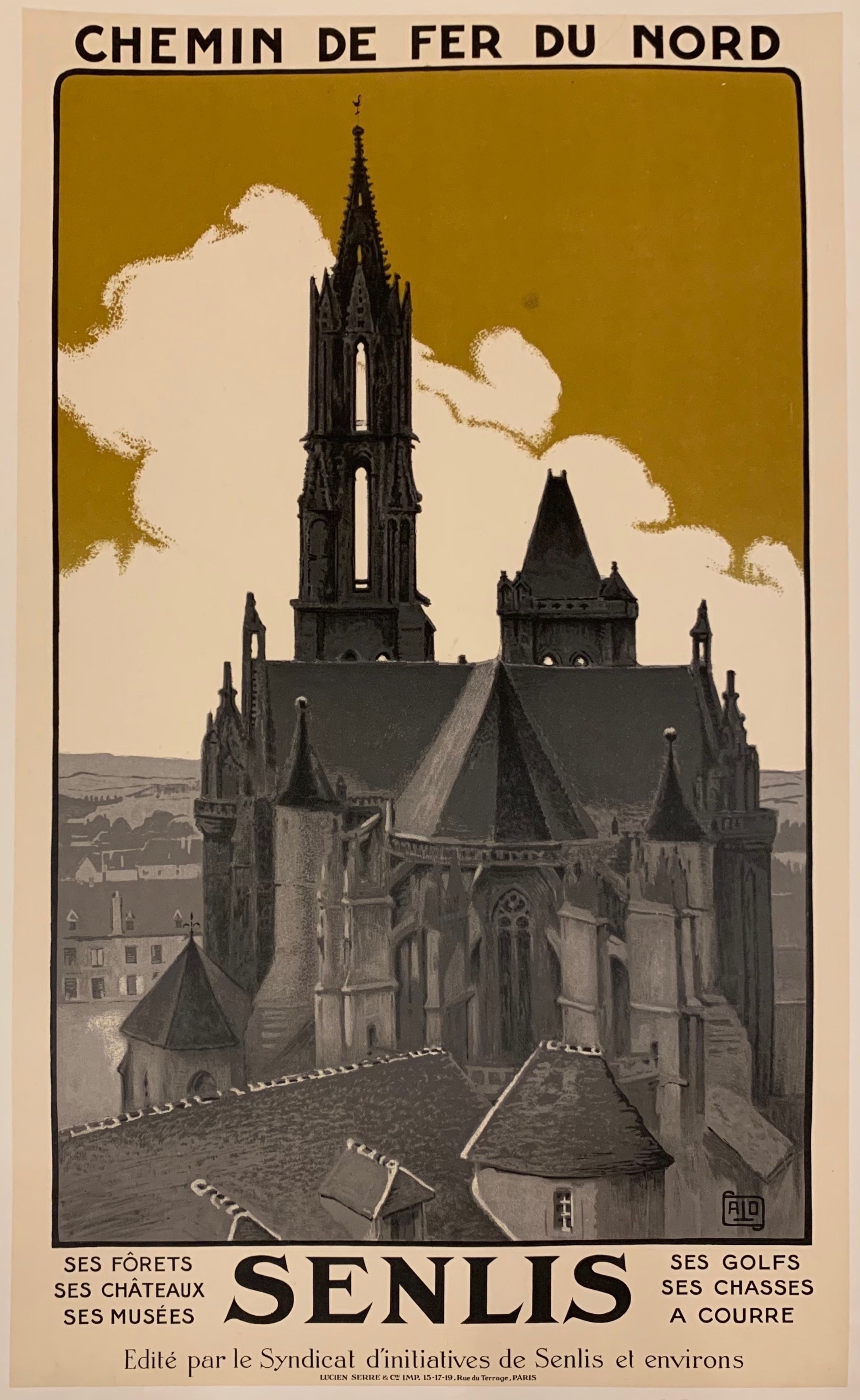 Senlis Travel Poster ✓