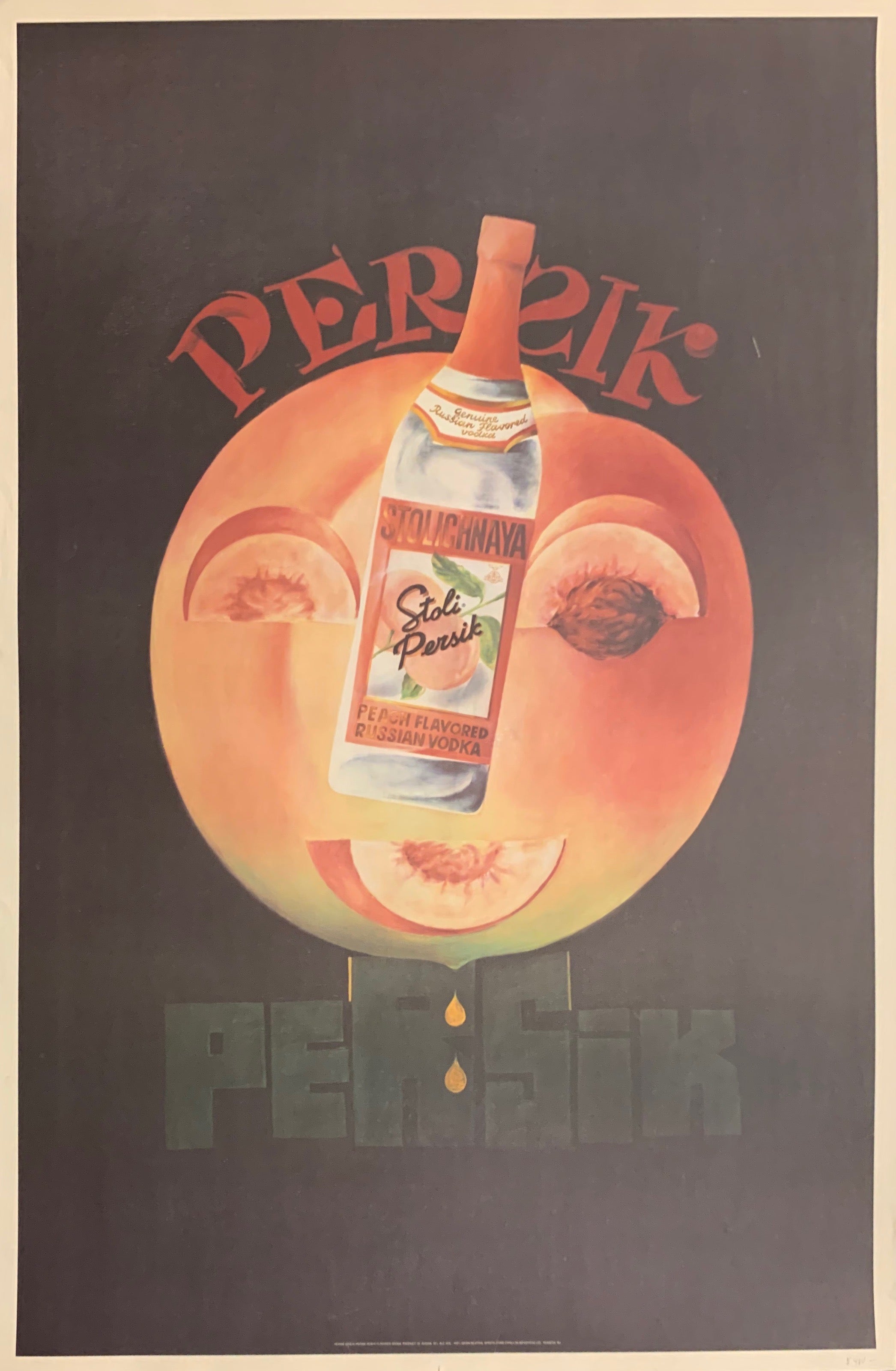 Stoli Persik Poster