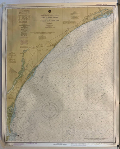 Link to NOAA Little River Inlet to Winyah Bay Entrance MapU.S.A., 1979 Product