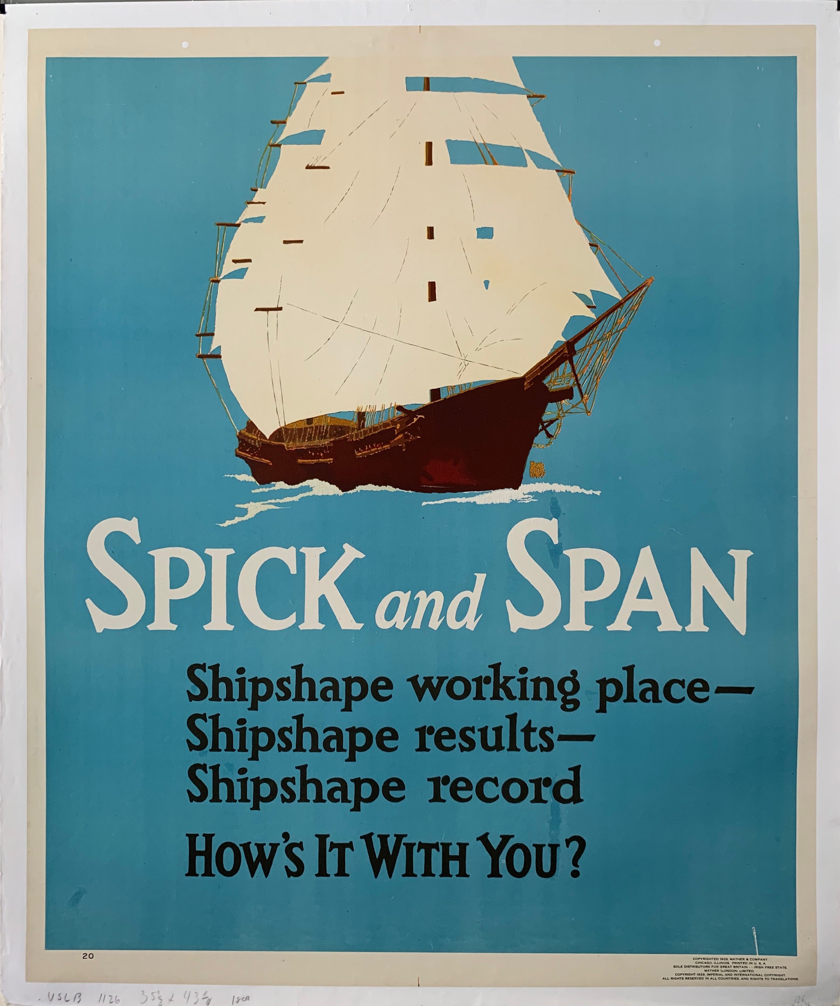 Spick and Span Mather Poster ✓