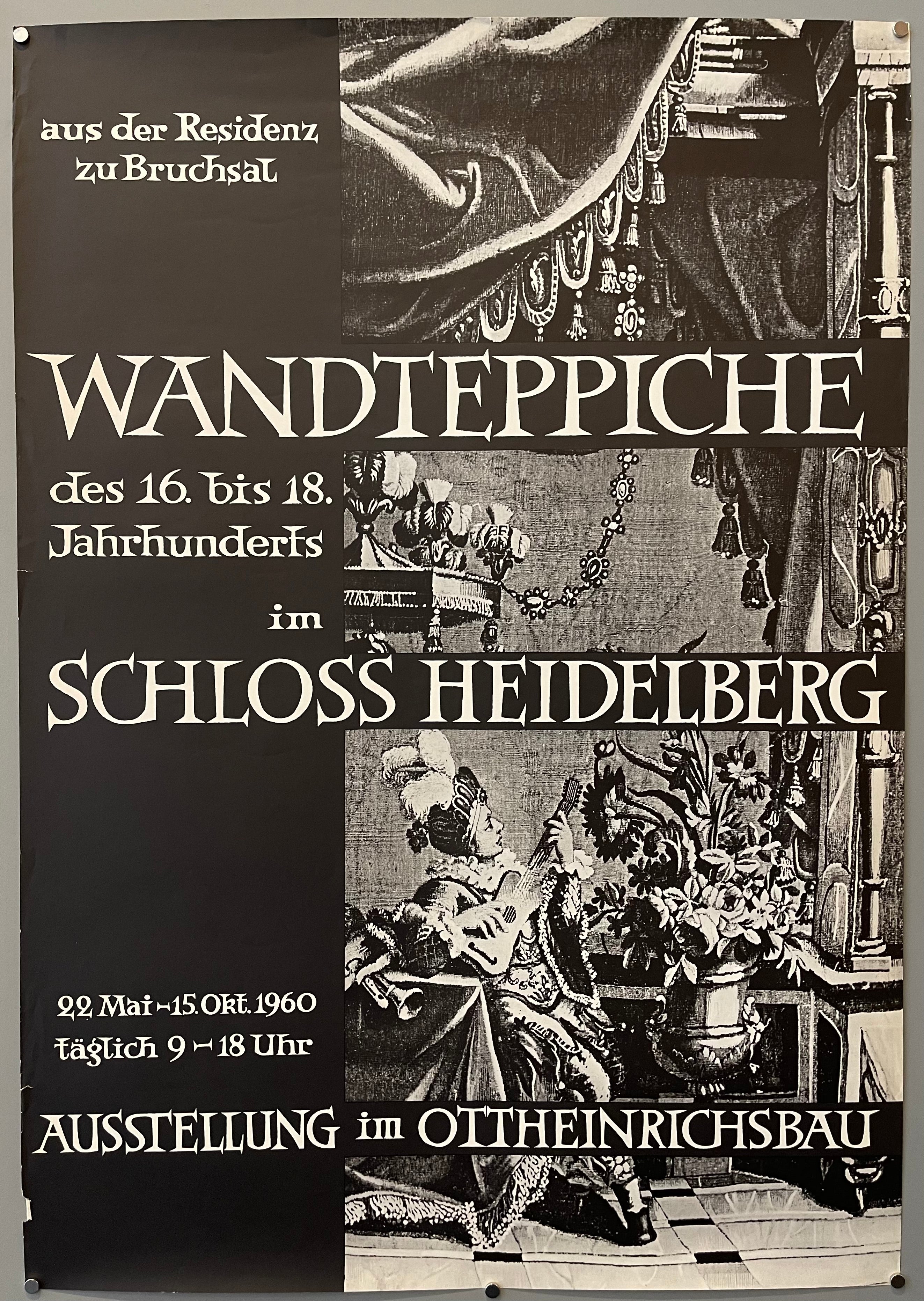 poster of a man playing guitar in a decorated room