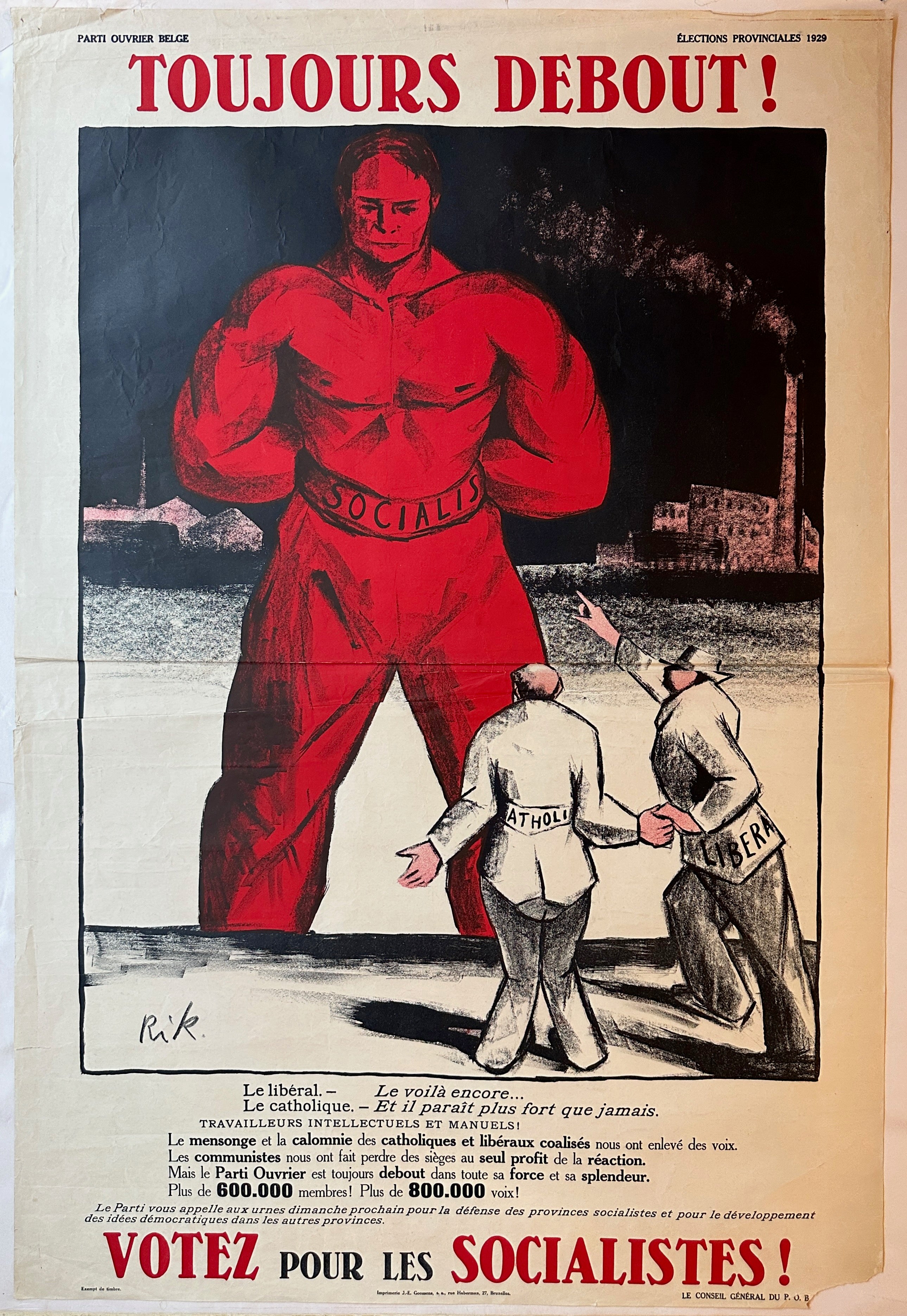 Toujours Debout! Poster