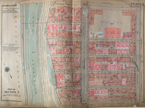 Link to Atlas of the City of New York Borough of the Manhattan (Volume 4)New York City, 1924 Product