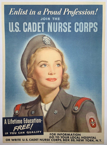 Link to Enlist in a Proud Profession! Join the U.S. Cadet Nurse Corps.USA, C. 1944 Product