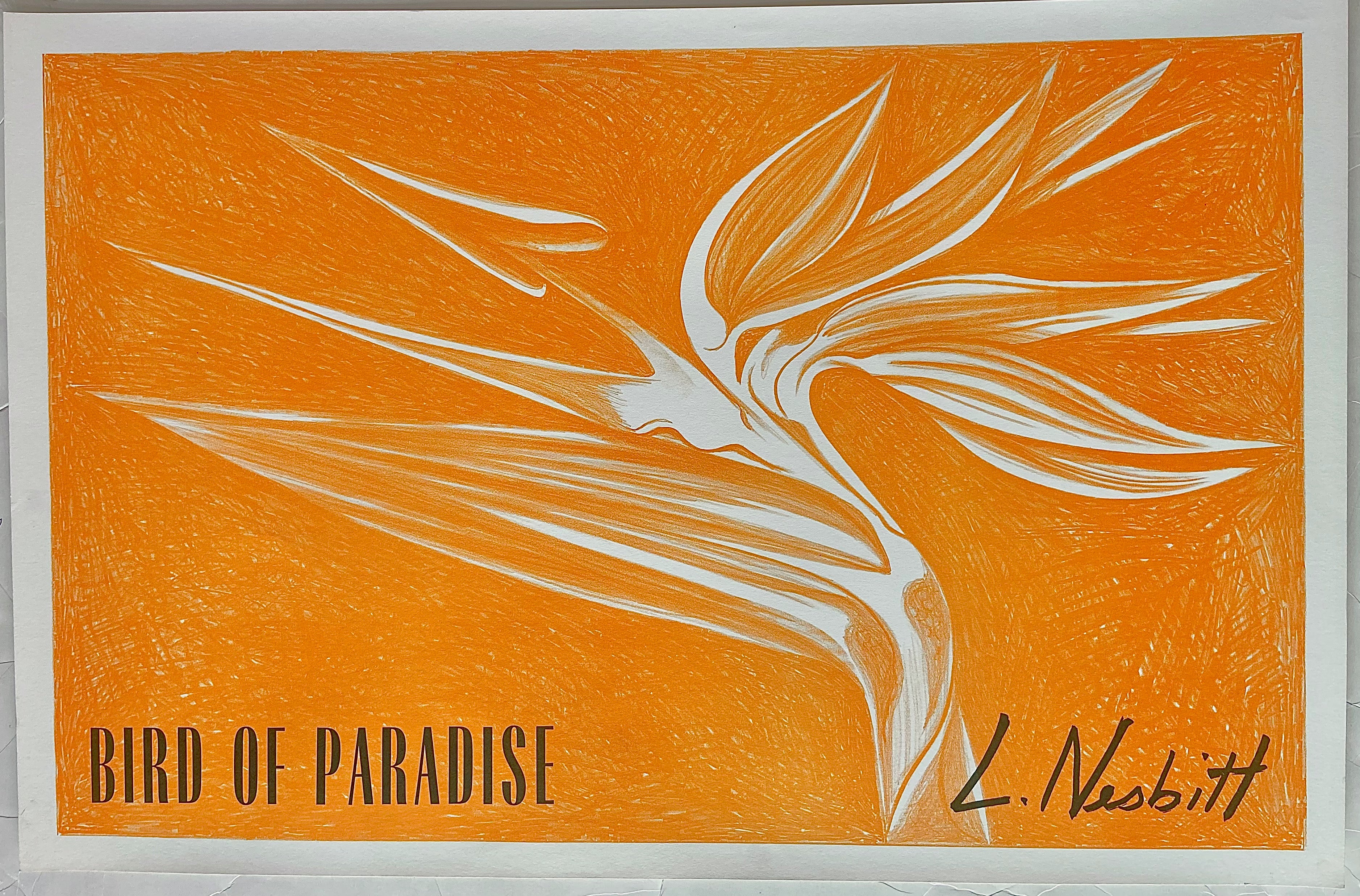 poster of a bird of paradise