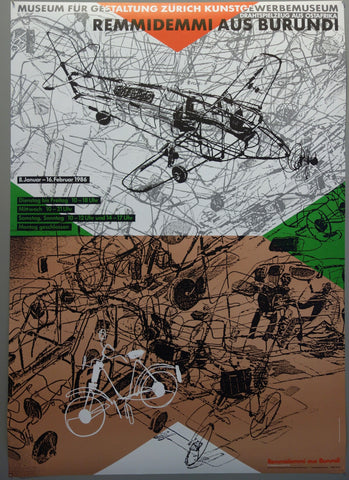 Link to Museum für gestaltung zürich kunstgewerbemuseum remmidemmi aus burundiSwitzerland, 1985 Product